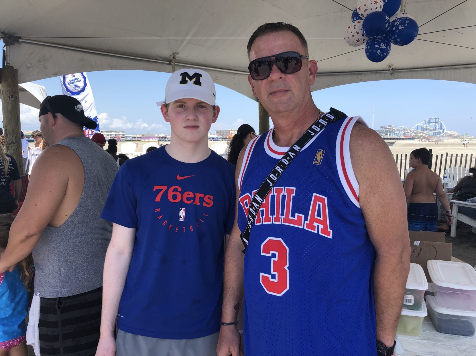 SEEN at 76ers Summer Shore Tour in Wildwood